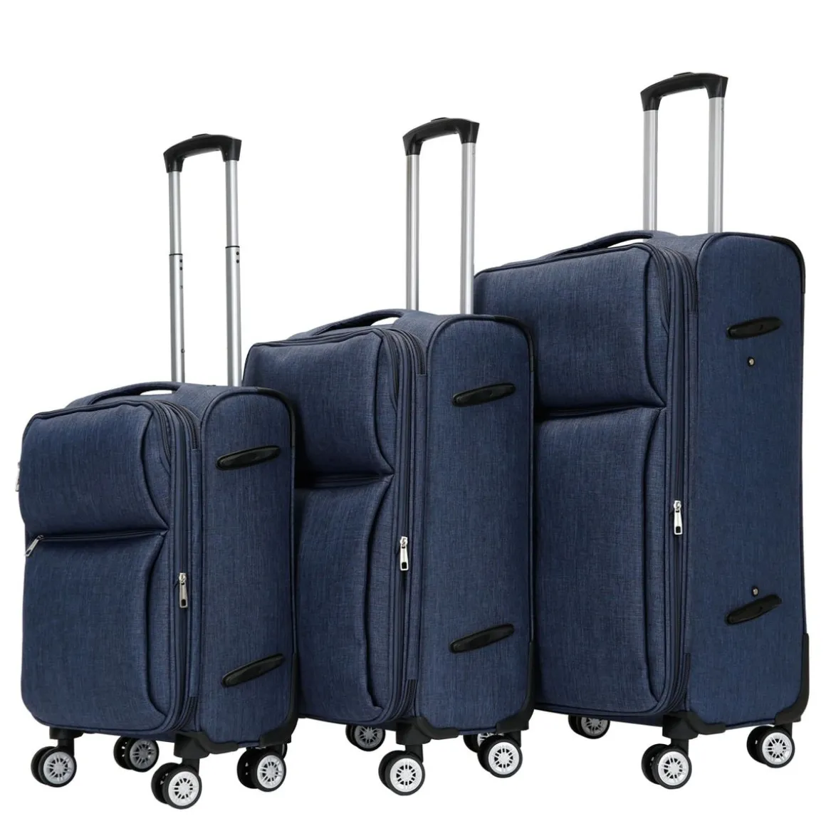 Reisekoffer LANA 3er Set blau