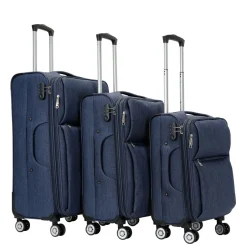 Reisekoffer LANA 3er Set blau