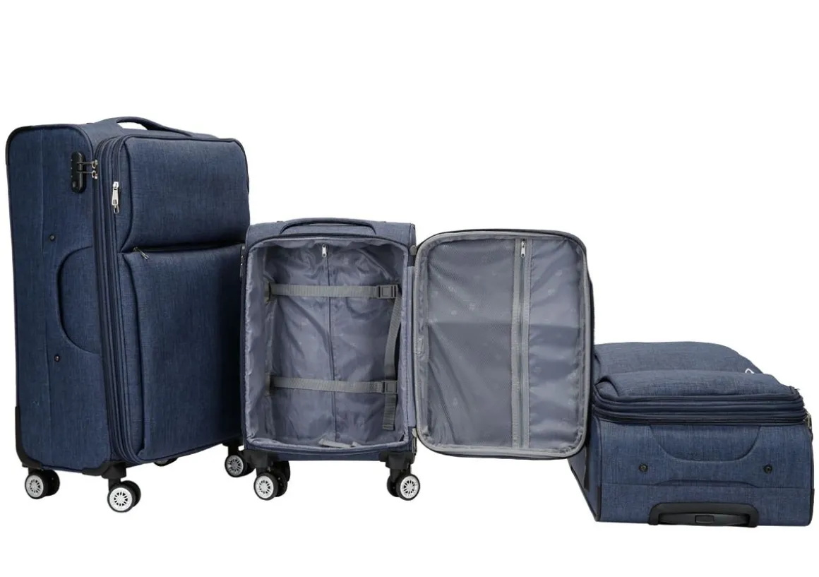 Reisekoffer LANA 3er Set blau