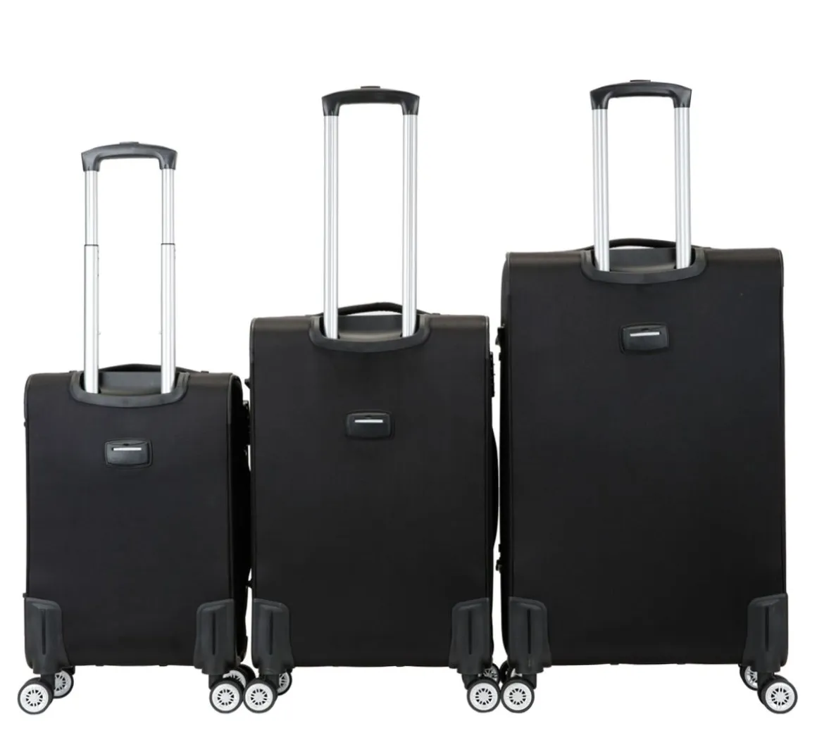 Reisekoffer LANA 3er Set schwarz