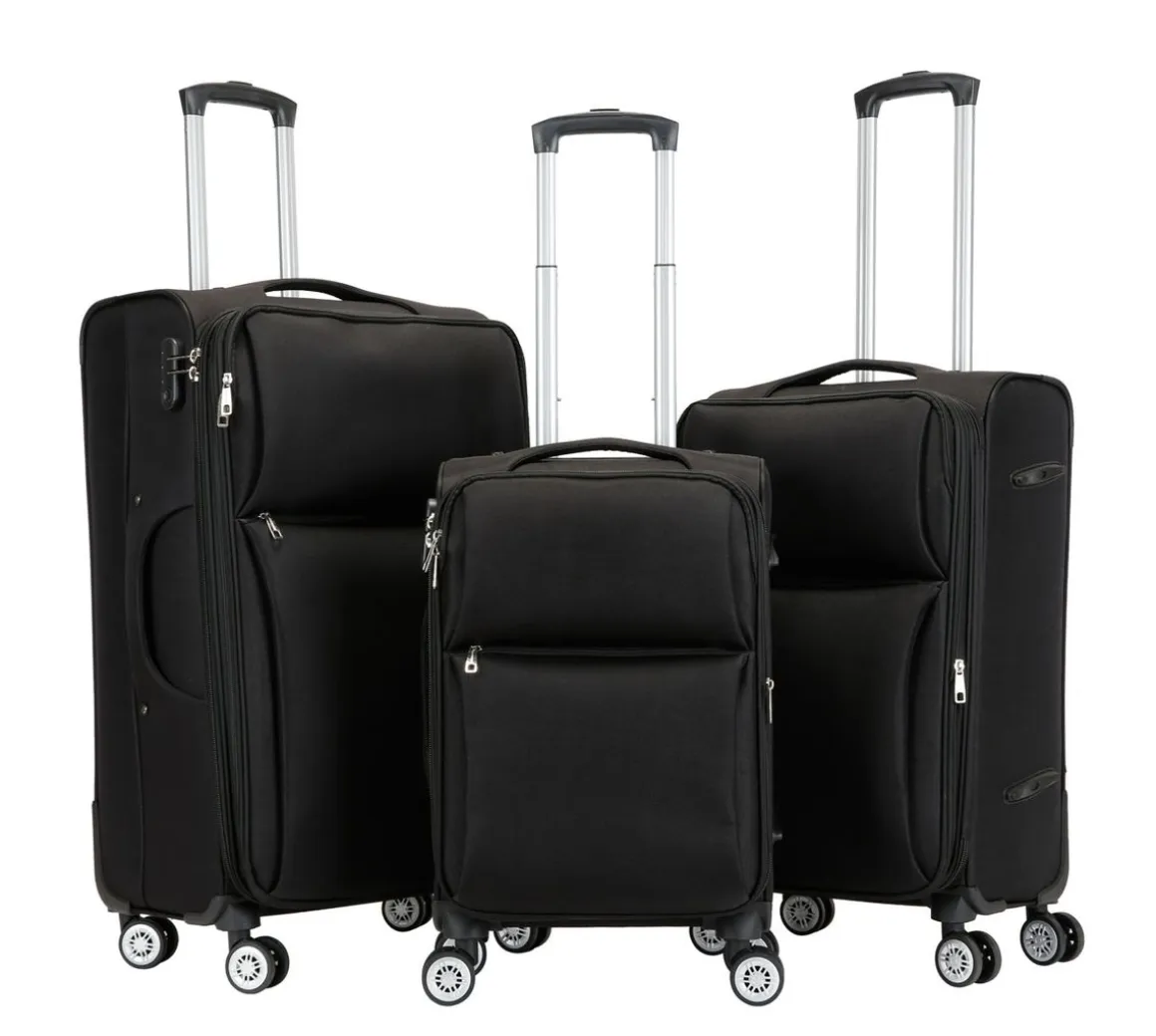 Reisekoffer LANA 3er Set schwarz