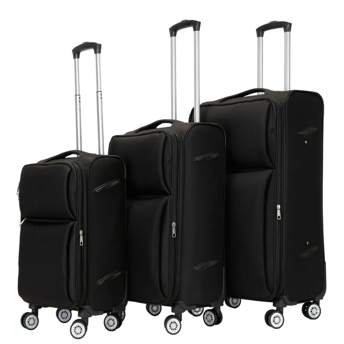 Reisekoffer LANA 3er Set schwarz