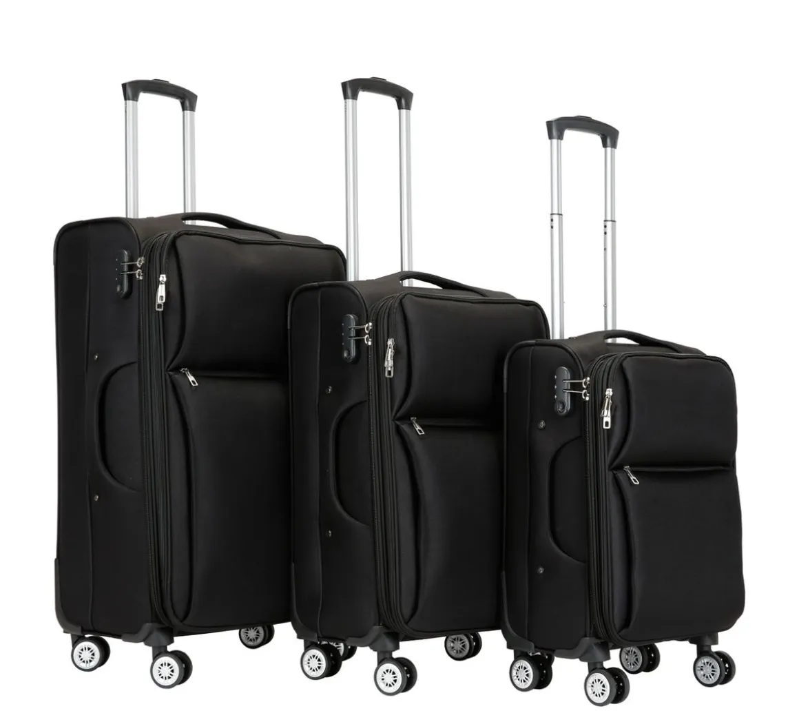 Reisekoffer LANA 3er Set schwarz