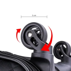 Reisekoffer Leder ODA 2er Set schwarz