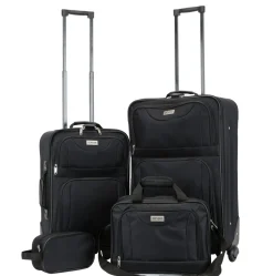 Reisekoffer PACO 4er Set schwarz