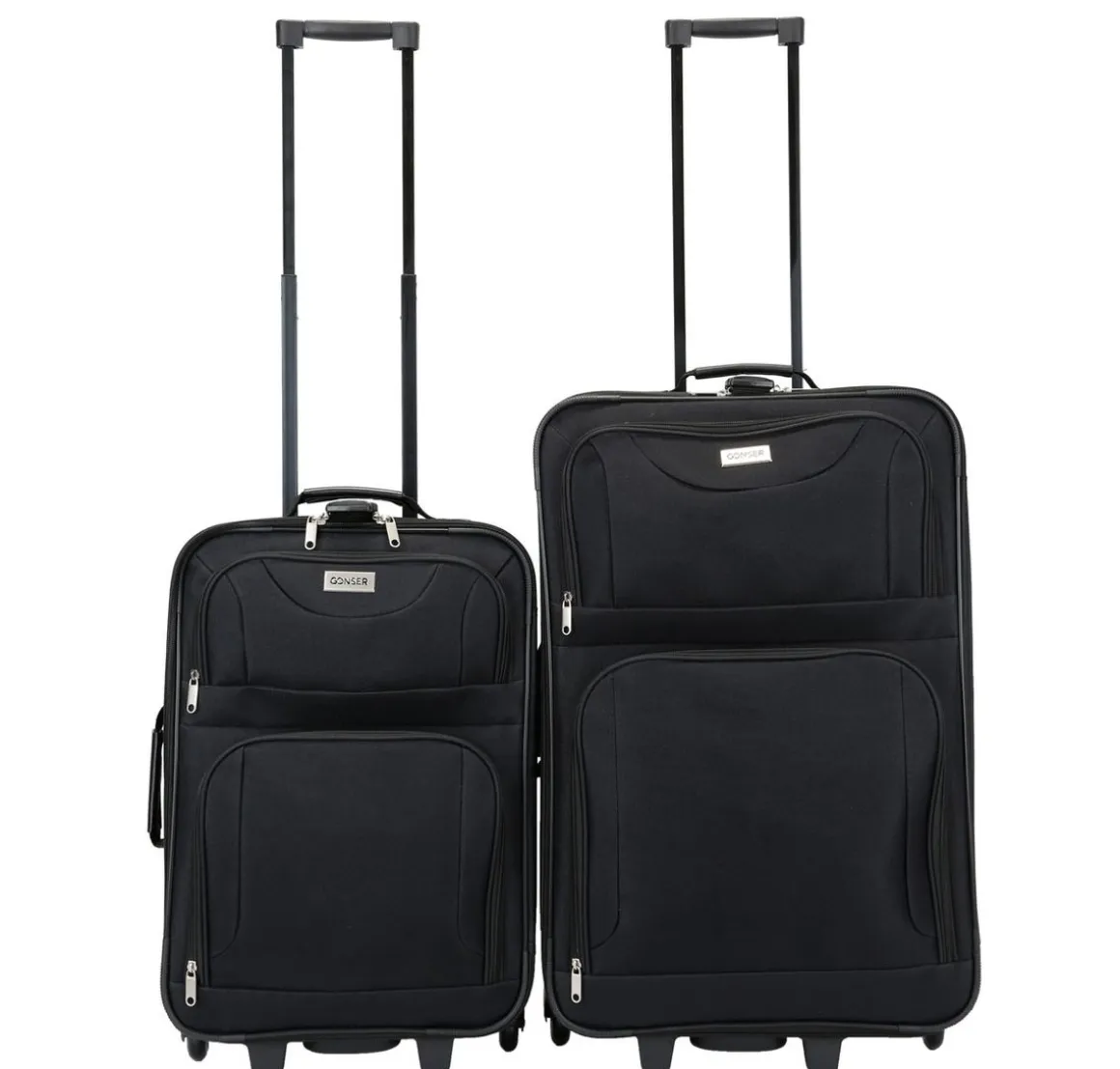 Reisekoffer PACO 4er Set schwarz