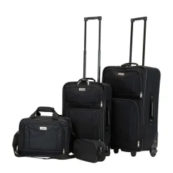 Reisekoffer PACO 4er Set schwarz