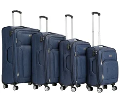 Reisekoffer RINO 4er Set blau
