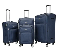Reisekoffer RINO 4er Set blau