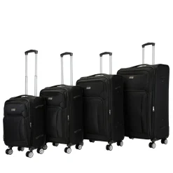 Reisekoffer RINO 4er Set schwarz