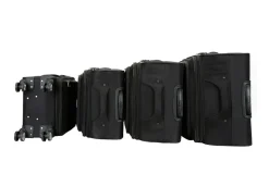 Reisekoffer RINO 4er Set schwarz