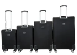 Reisekoffer RINO 4er Set schwarz