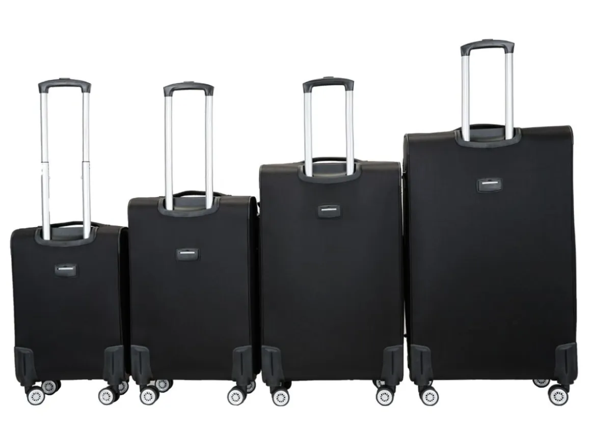 Reisekoffer RINO 4er Set schwarz