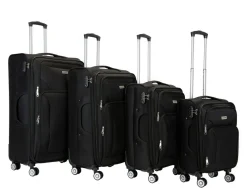 Reisekoffer RINO 4er Set schwarz
