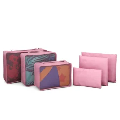 Reiseorganizer Set 6-teilig rosa