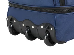 Reisetasche mit Rollen 96L blau