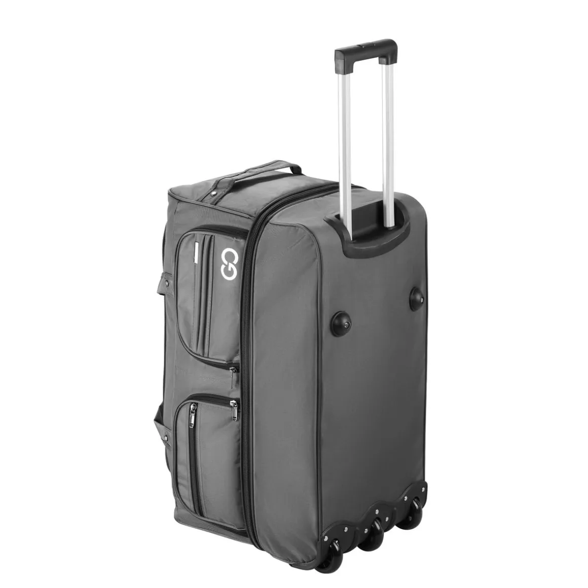 Reisetasche mit Rollen 96L grau
