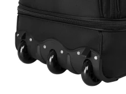 Reisetasche mit Rollen 96L schwarz