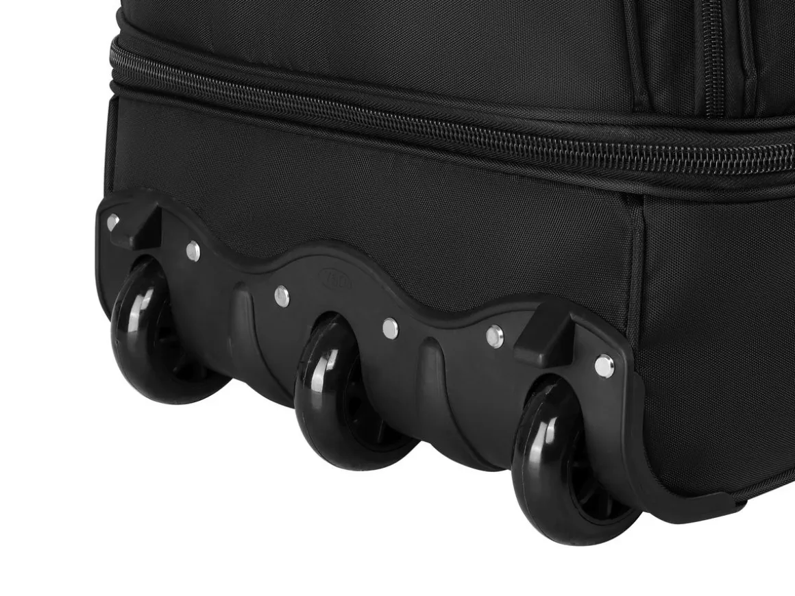 Reisetasche mit Rollen 96L schwarz