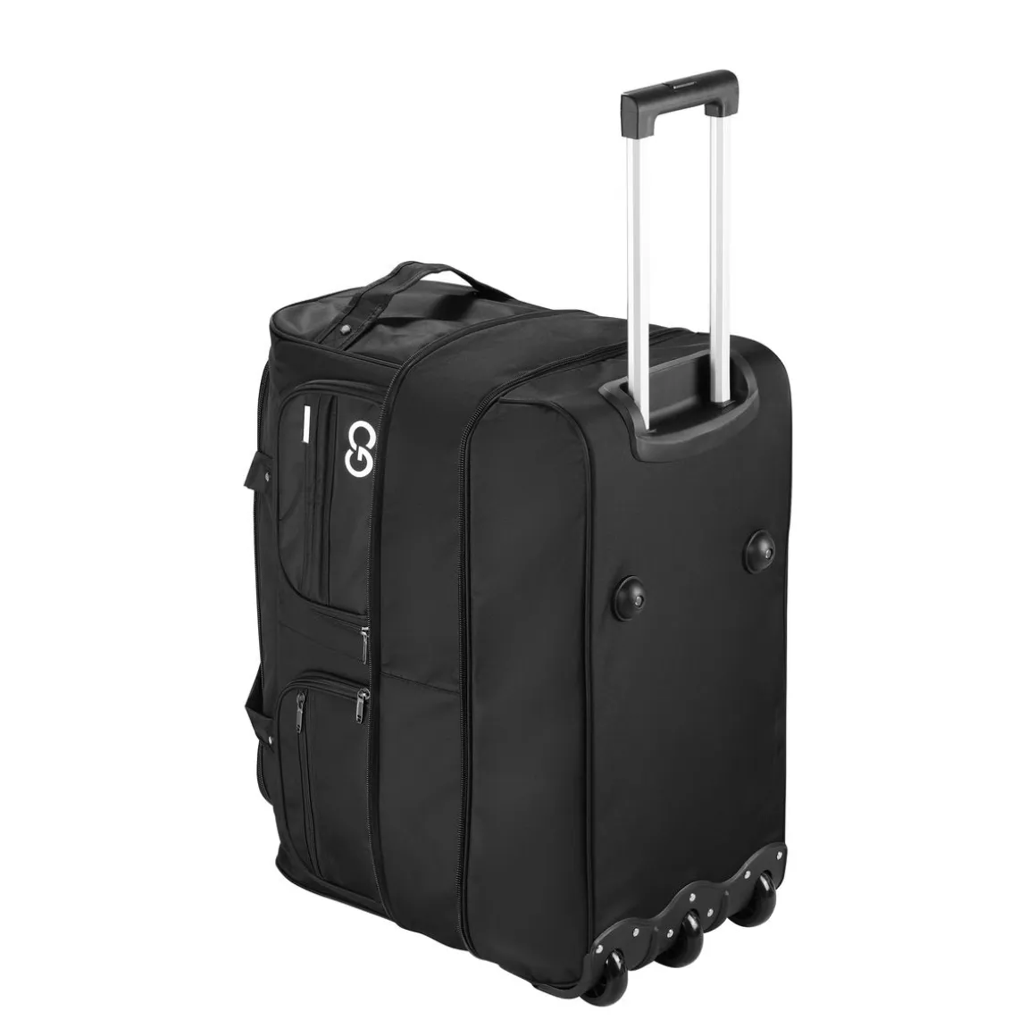 Reisetasche mit Rollen 96L schwarz