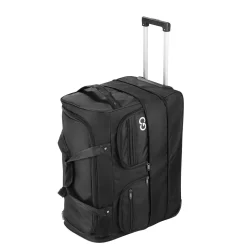 Reisetasche mit Rollen 96L schwarz