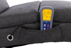 Relaxliege mit Massagefunktion anthrazit