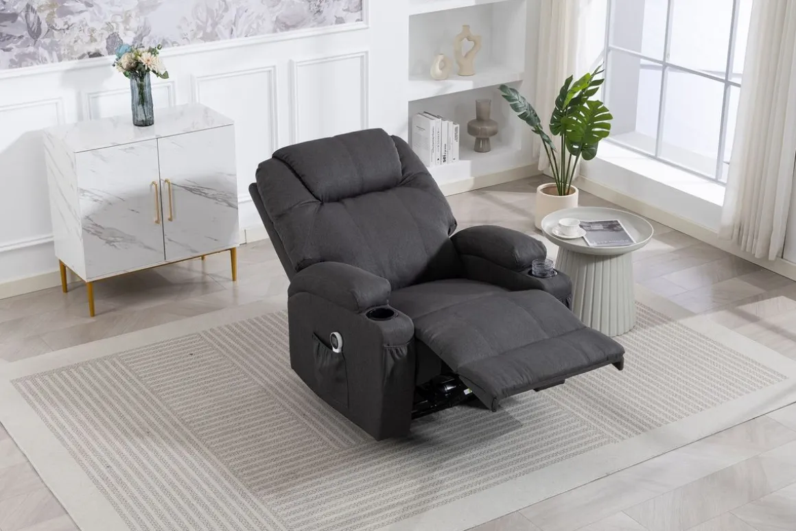 Relaxsessel FRENY mit Massagefunktion anthrazit
