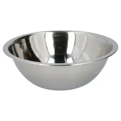 Rührschüssel Edelstahl 24 x 9 cm silber