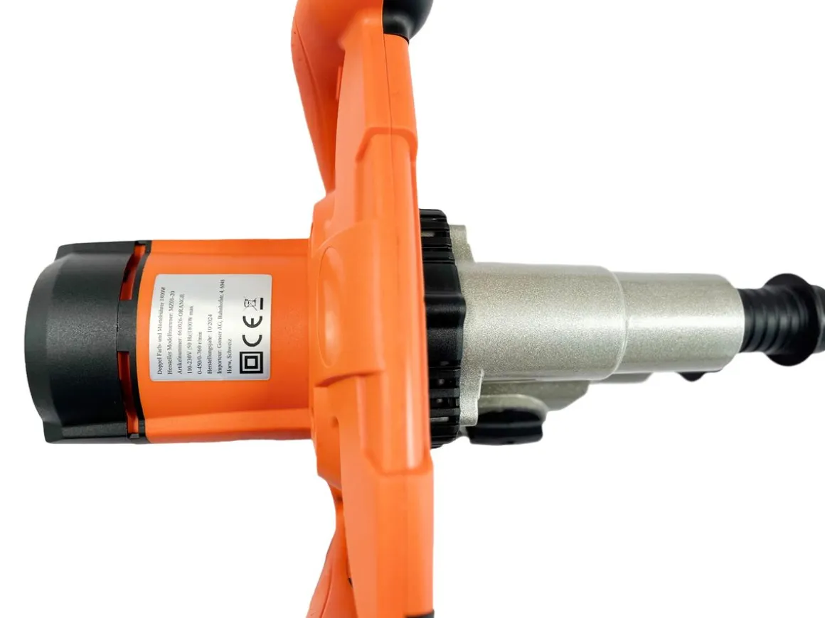Rührwerk Doppelrührer für Farbe und Mörtel 1800W