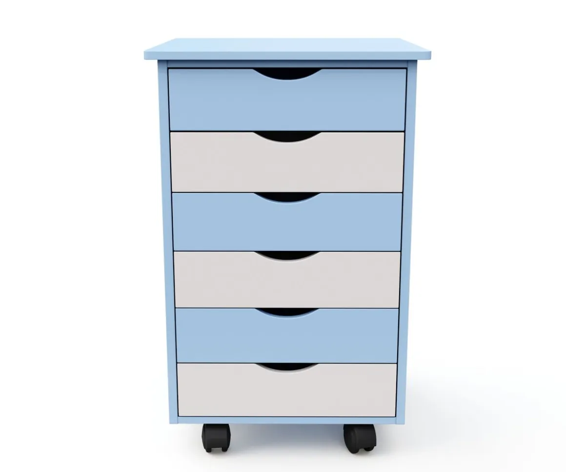 Rollcontainer blau