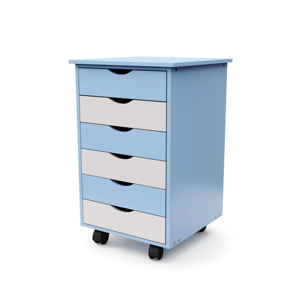 Rollcontainer blau
