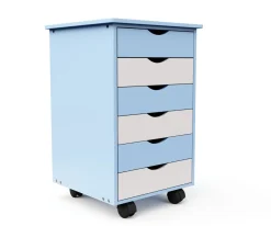 Rollcontainer blau