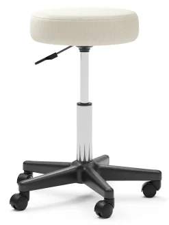 Rollhocker beige