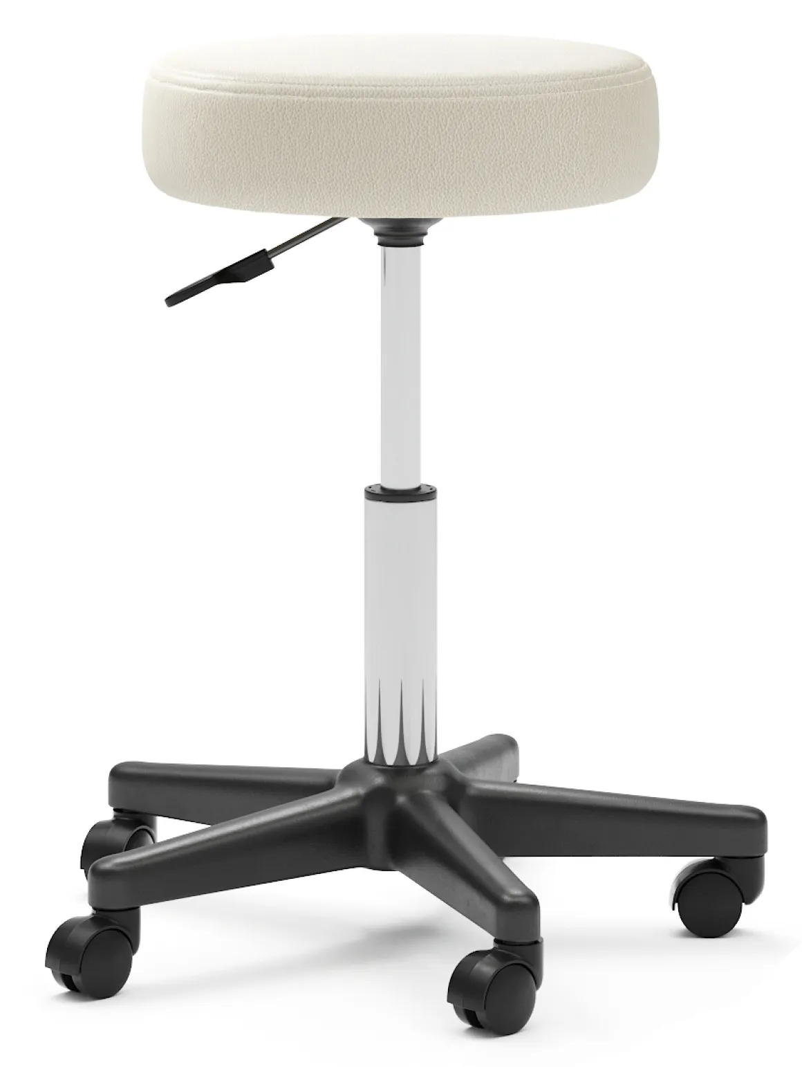 Rollhocker beige