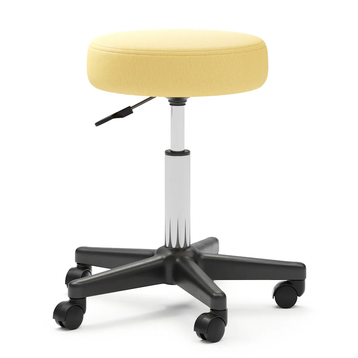 Rollhocker gelb
