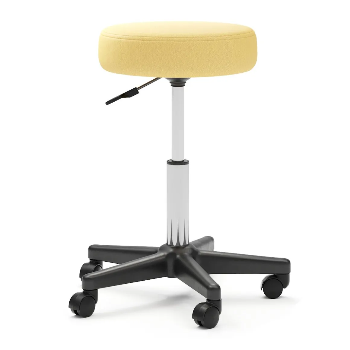 Rollhocker gelb