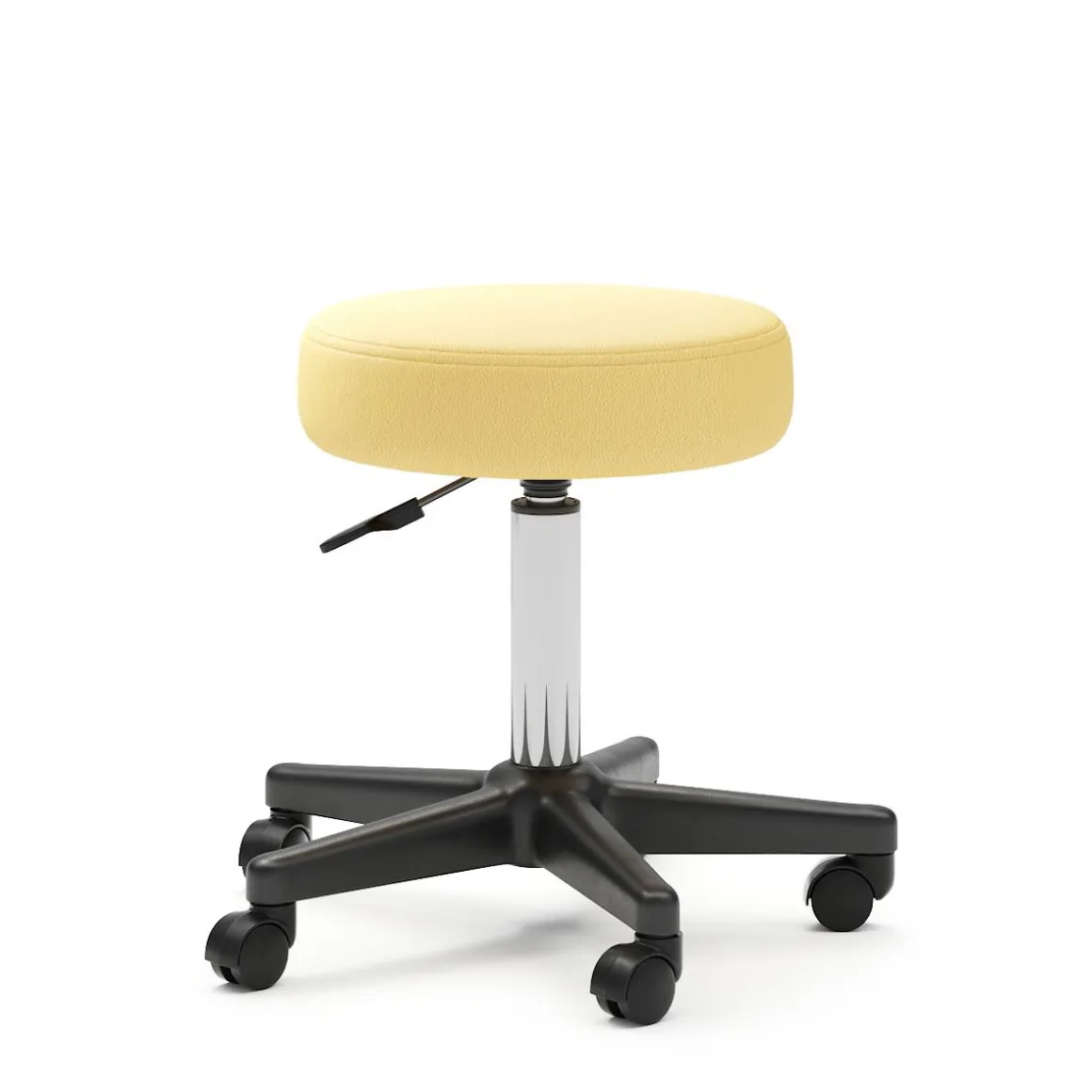Rollhocker gelb