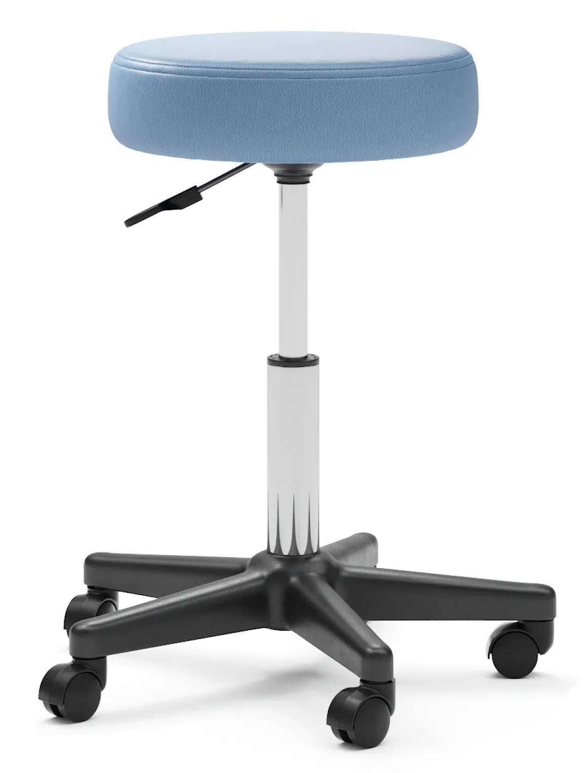 Rollhocker hellblau