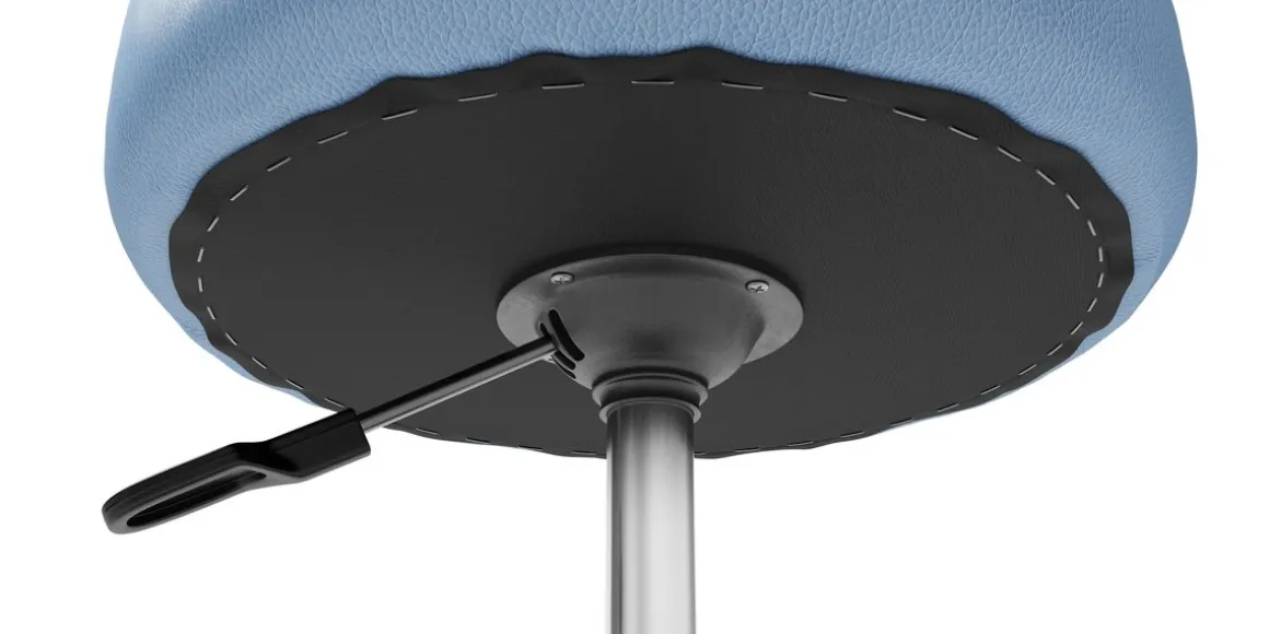 Rollhocker hellblau