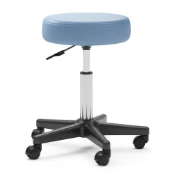 Rollhocker hellblau