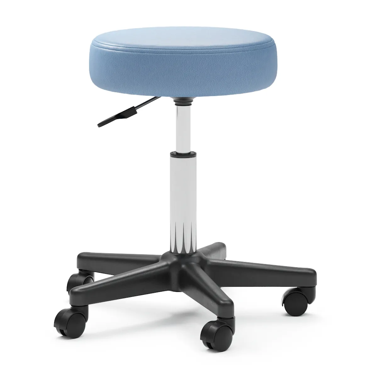 Rollhocker hellblau