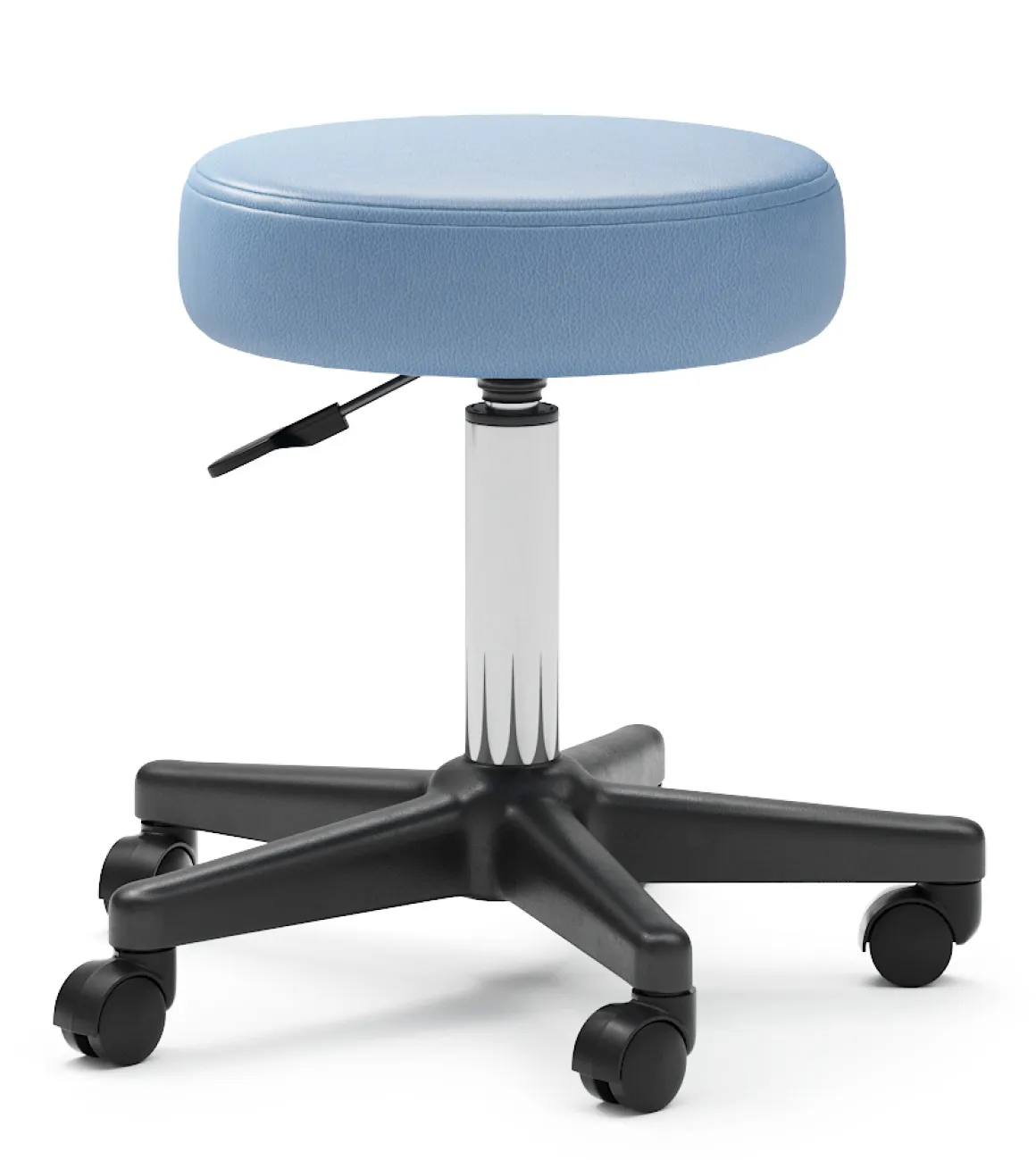 Rollhocker hellblau