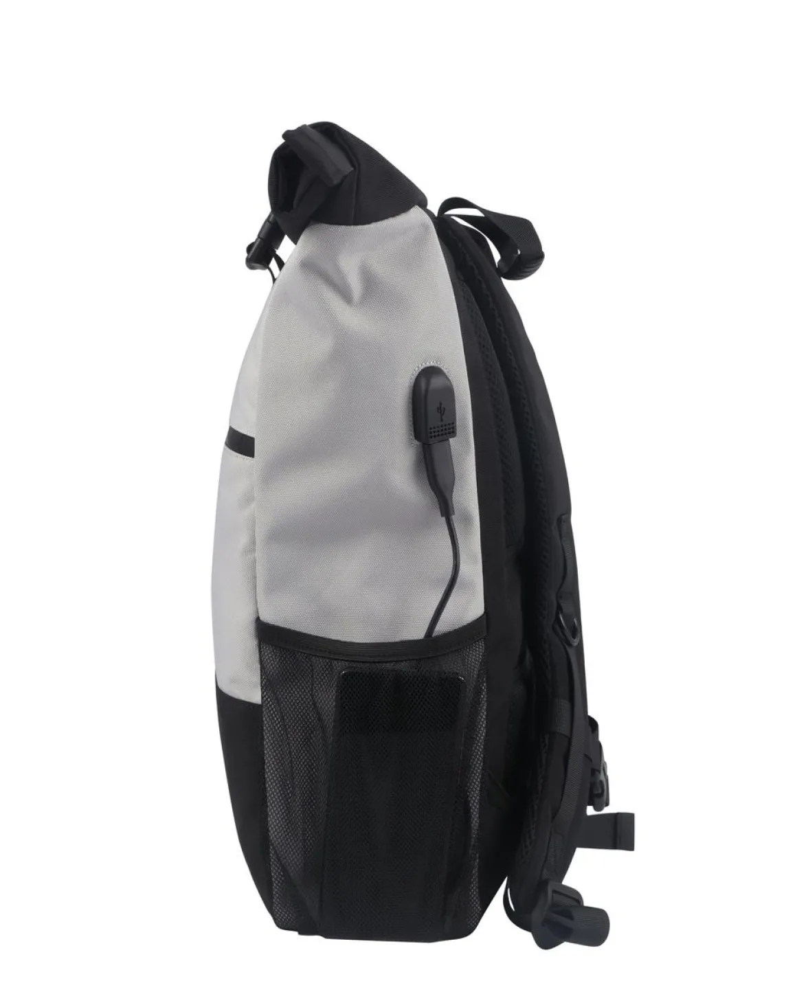 Rolltop Rucksack MERAN grau