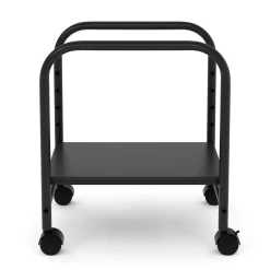 Rollwagen höhenverstellbar 35 x 22 x 41 cm schwarz | GONSER.CH