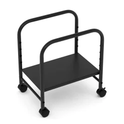 Rollwagen höhenverstellbar 35 x 22 x 41 cm schwarz | GONSER.CH