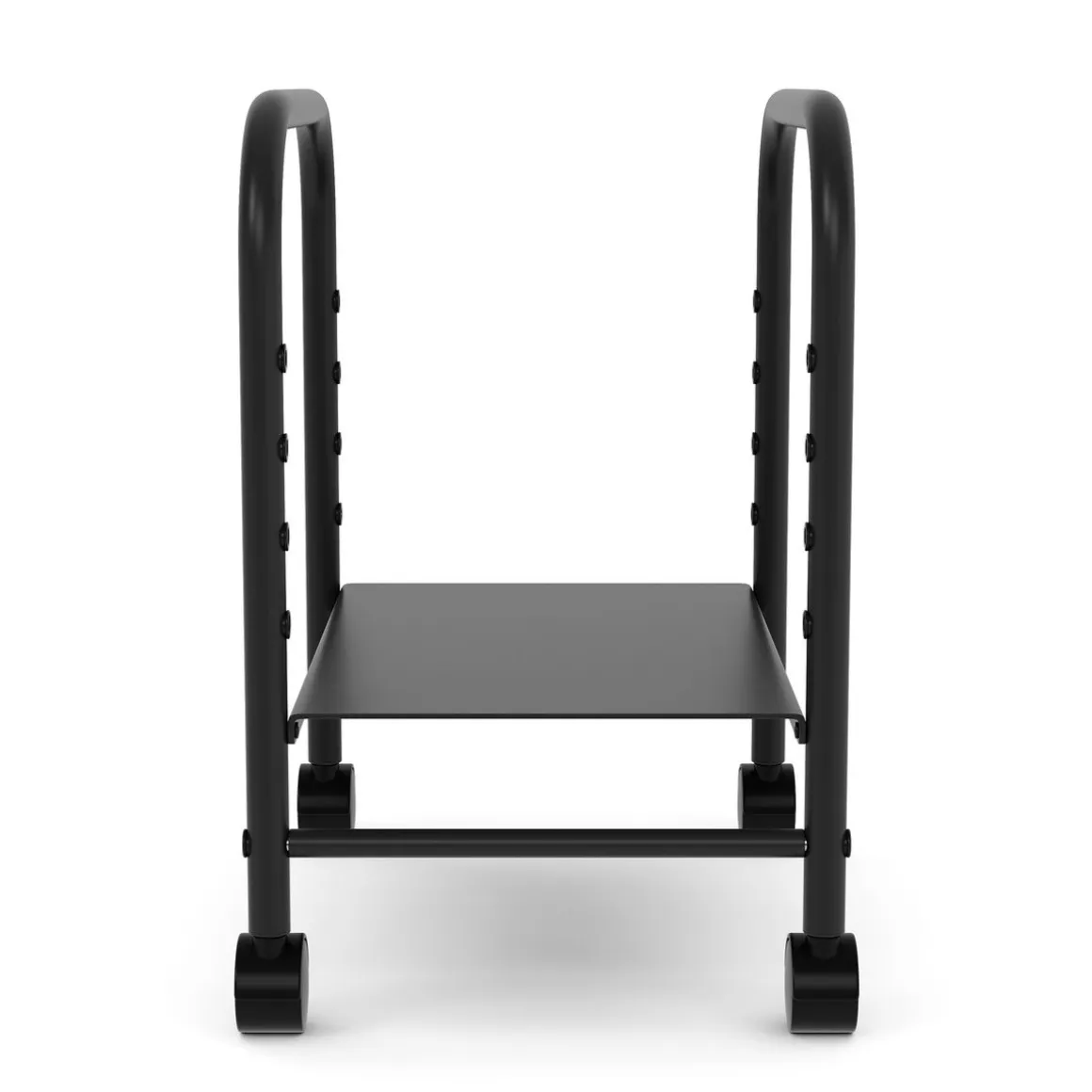 Rollwagen höhenverstellbar 35 x 22 x 41 cm schwarz | GONSER.CH