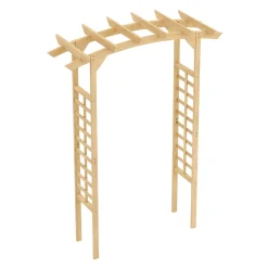 Rosenbogen gerundet Holz 150 x 200 cm
