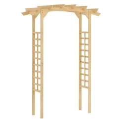 Rosenbogen gerundet Holz 150 x 200 cm