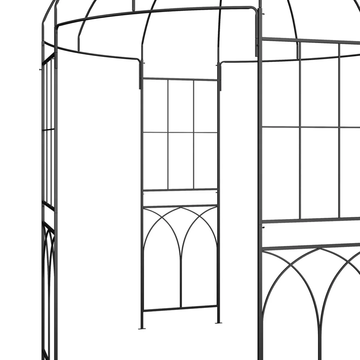 Rosenbogen Pavillon 210 x 210 x 256 cm