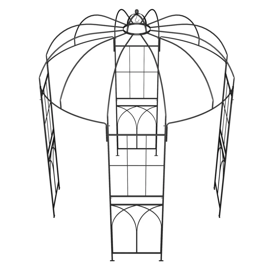 Rosenbogen Pavillon 210 x 210 x 256 cm